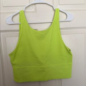 Neon Yellow Tank Top